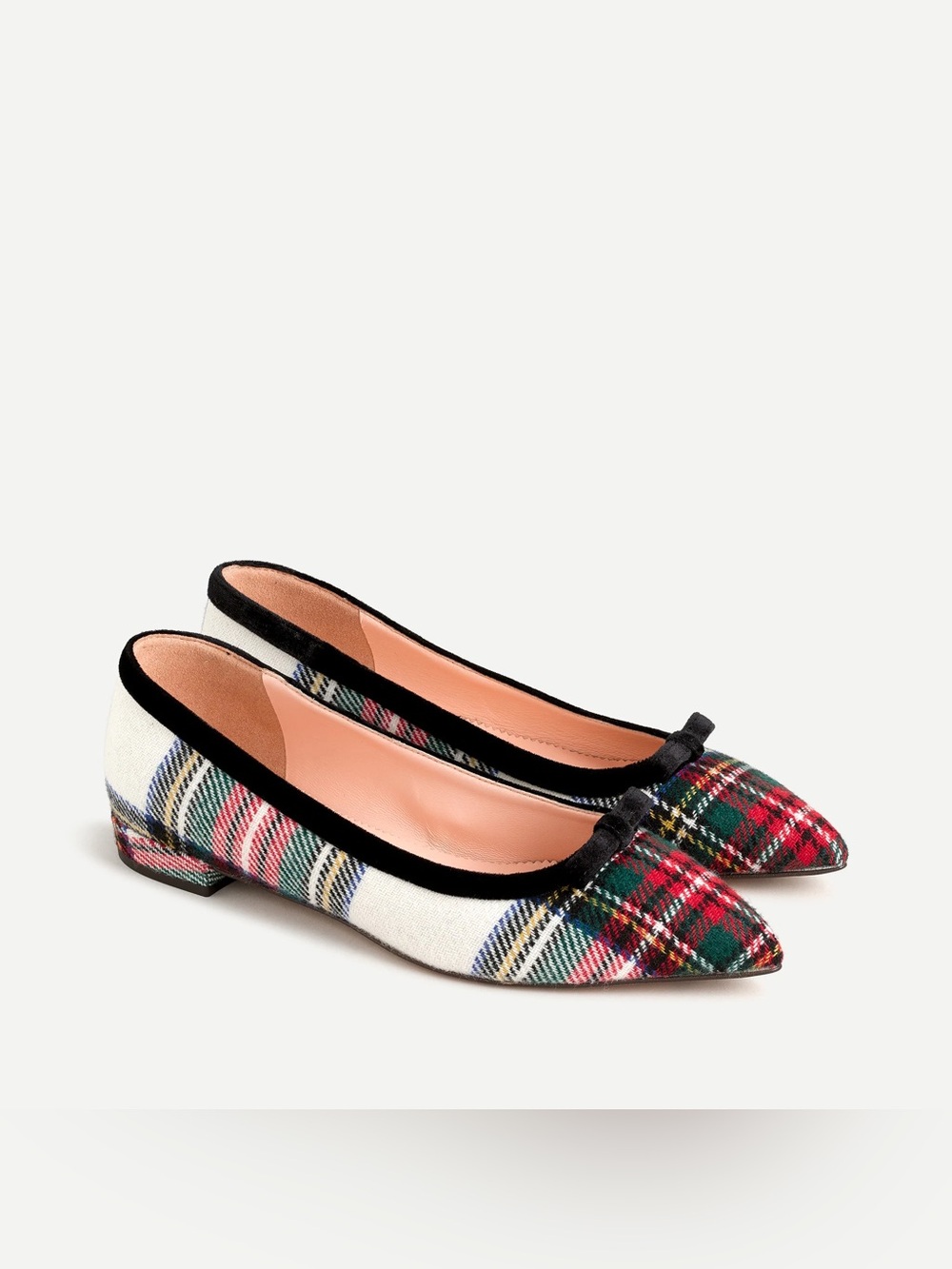 J. Crew Pointy Toe Tartan Flats. Size 9.5. New. - Picture 4 of 4